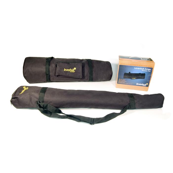 Funda de telescopio Levenhuk Zongo 40; Grande, Negra