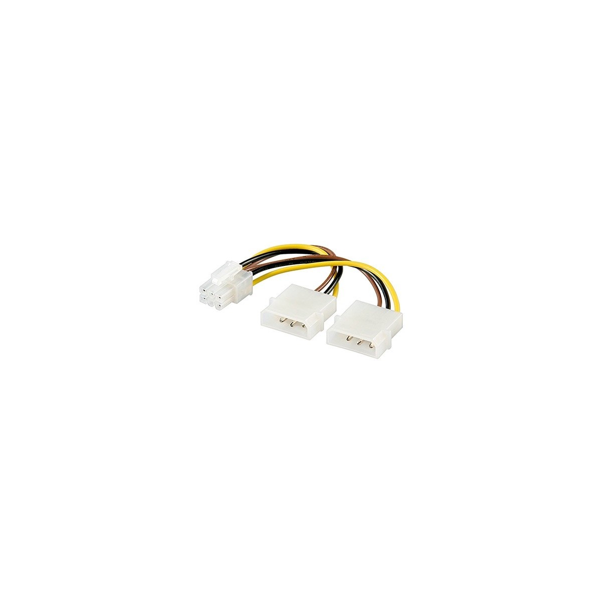 Cable de Alimentacion VGA Auxiliar 2x5.25 a PCIe 6 Pin