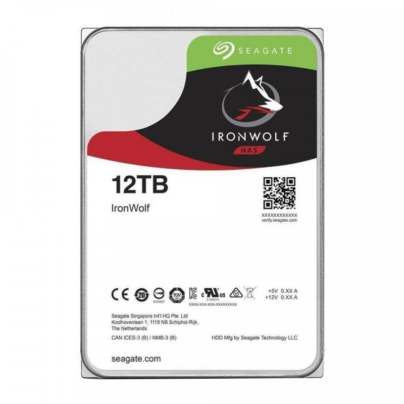 Seagate nas hdd ironwolf 3.5" 12tb serial ata iii