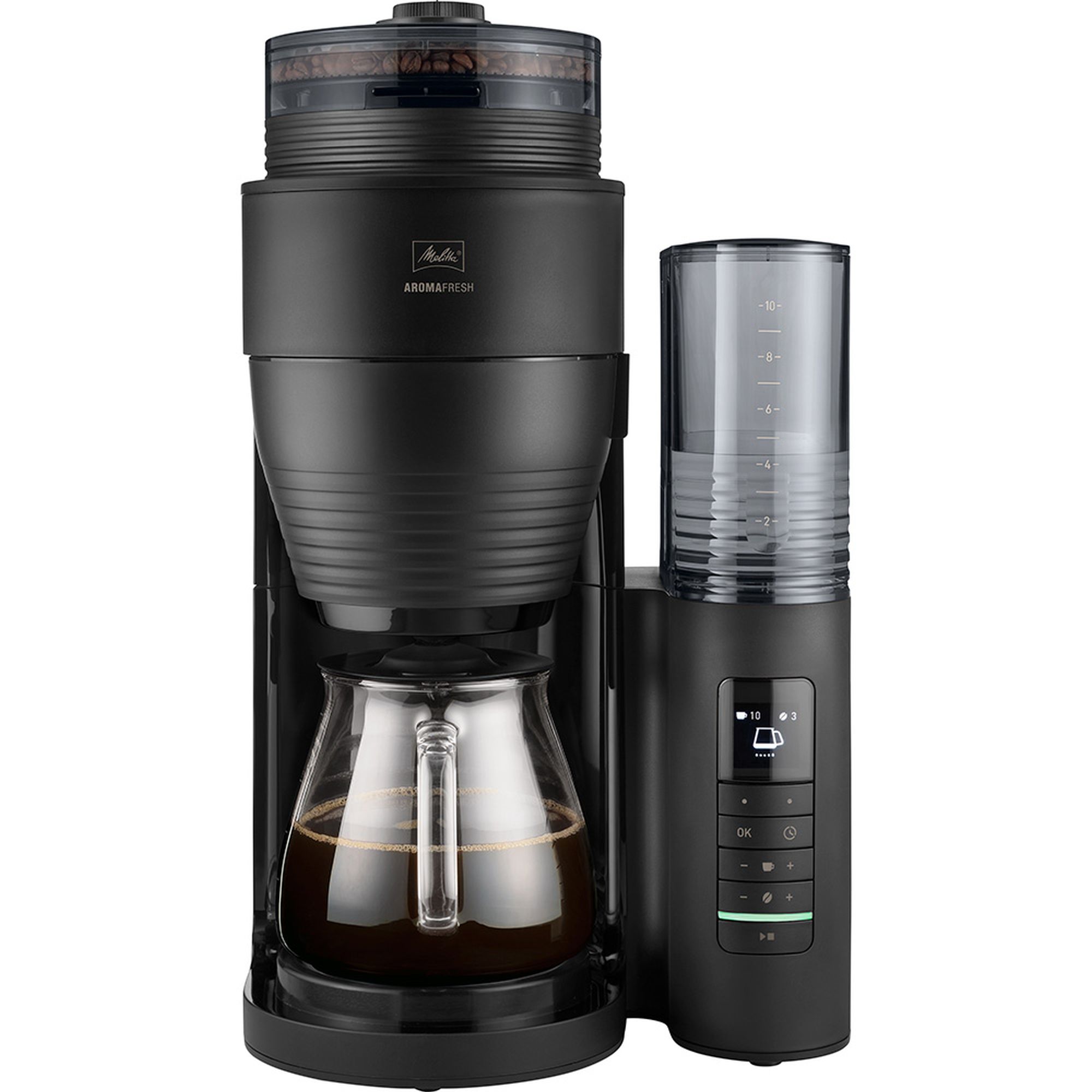 Melitta Cafetera de goteo Melitta Aromafresh Pro 1030-01, Molinillo Integrado Función Temporizador