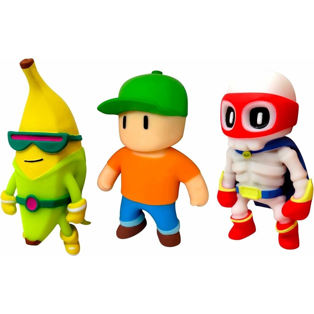 Stumble Guys Pack 3 Monster Flex Bizak 64390005 Juguetes BIZAK