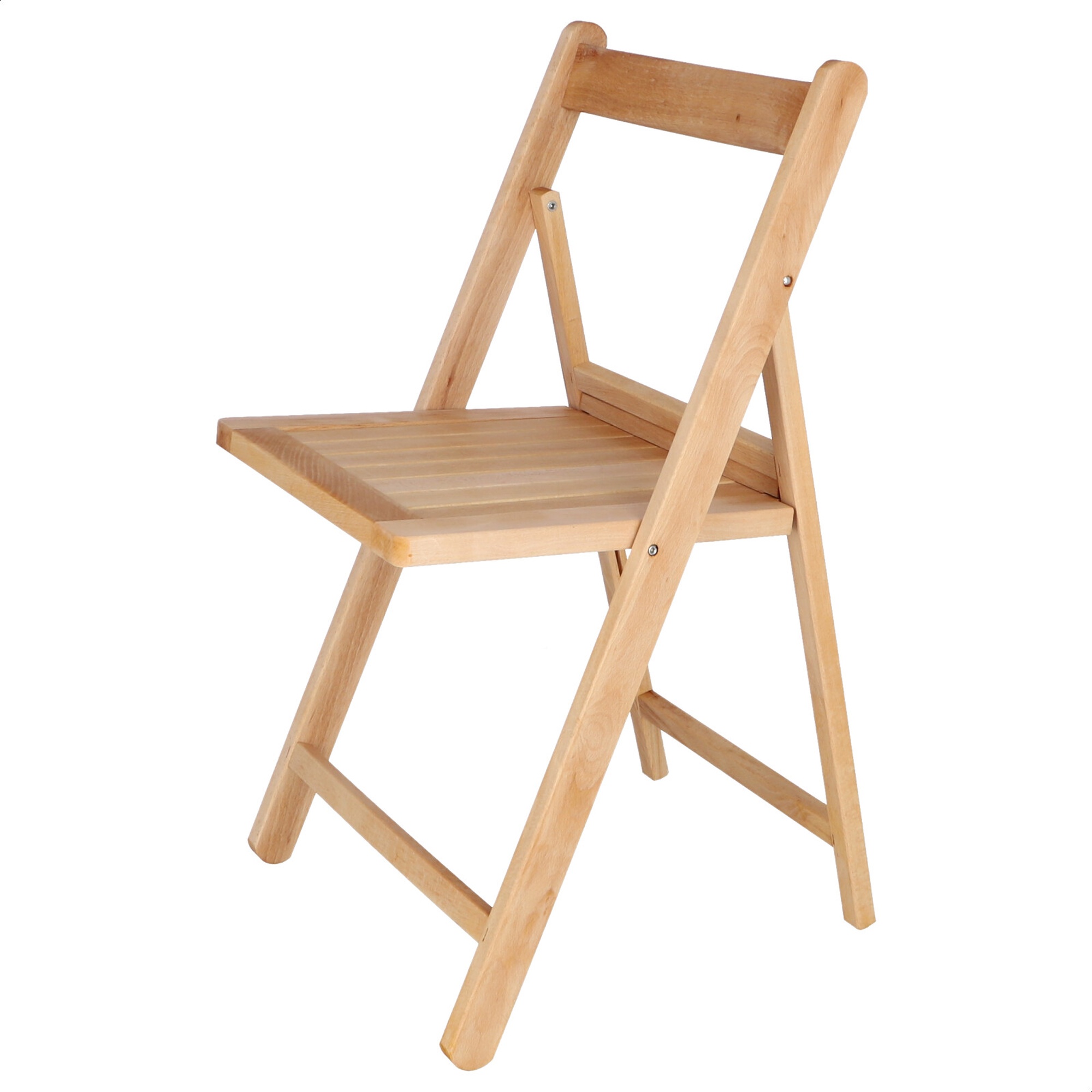 Wellhome Mesa Velador Plegable de Haya | Acabado Sin Barniz | 70x70x76 Cm