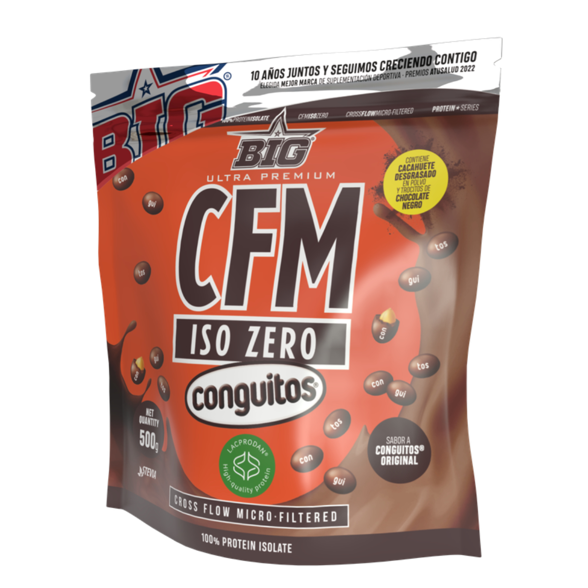 Big - CFM Iso Zero Conguitos - 1 kg Proteína de Suero en Polvo Sin Azúcares Añadidos