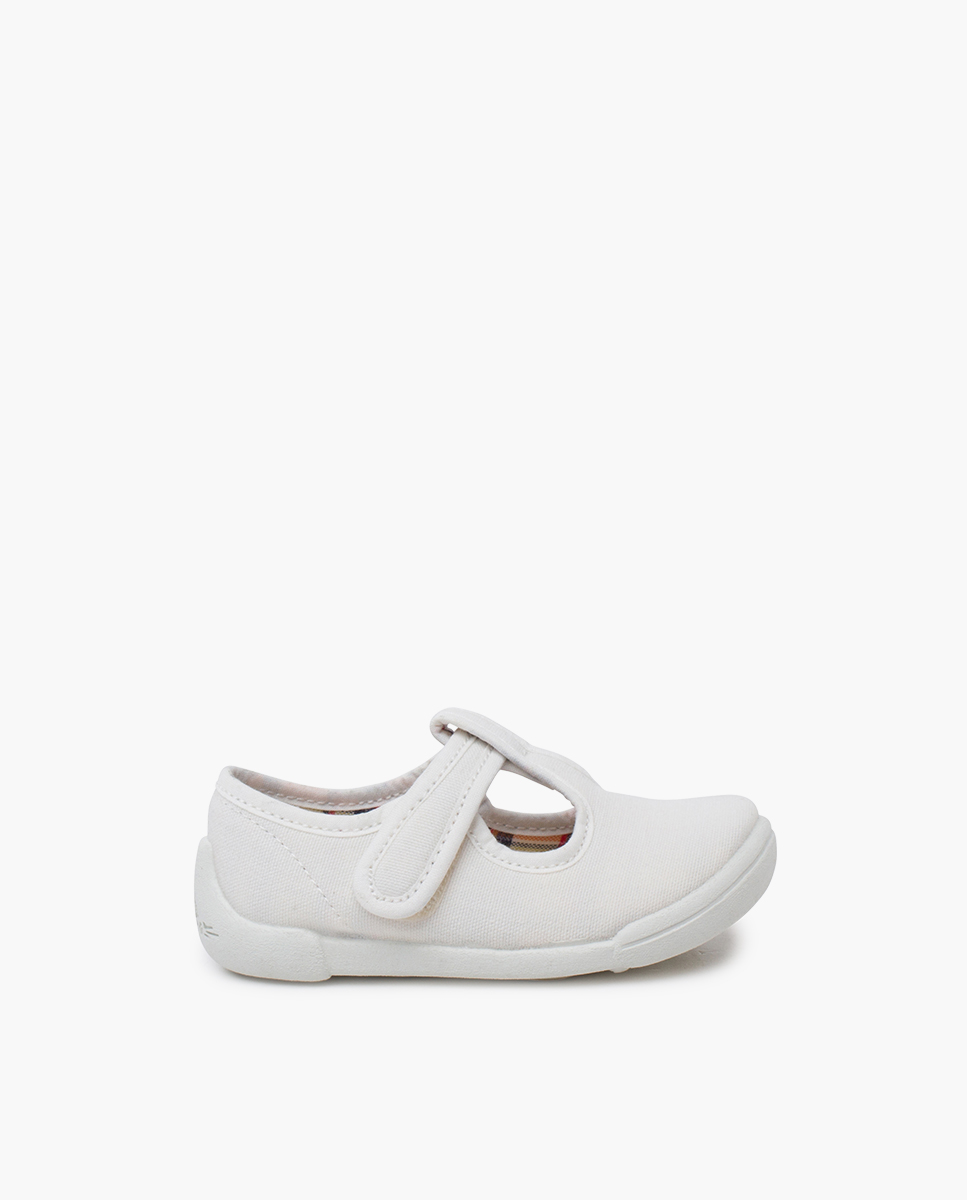 Pisamonas Pepitos barefoot tira adherente piso blanco