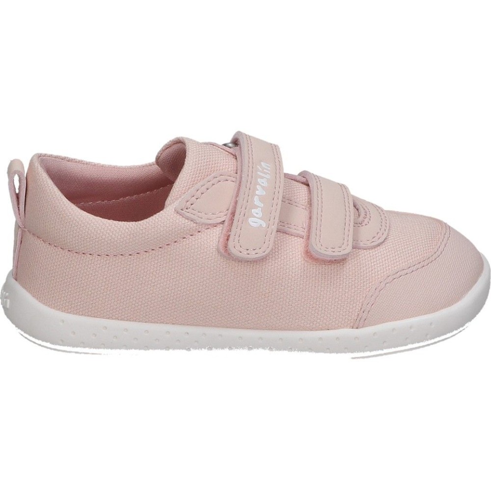 GARVALIN | Lonas Barefoot Garvalin para Niña – Zapatillas Flexibles en Color Rosa – Lonetas con Doble Cierre de Velcro – Respetuosas con el Pie – Drop Zero – Dedos Libres – Cómodas – Modelo 252339-D032