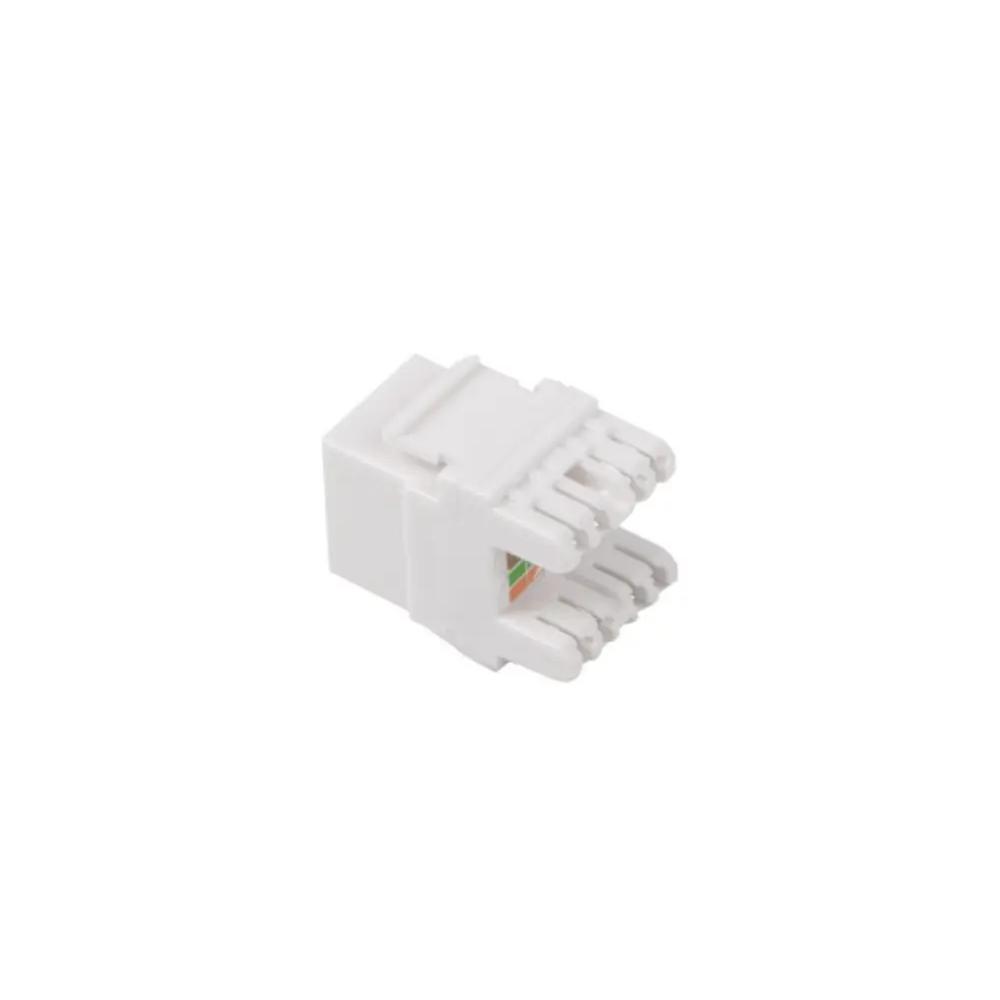 Lanberg ksua-1000 rj-45 female cat6a flat white connector module