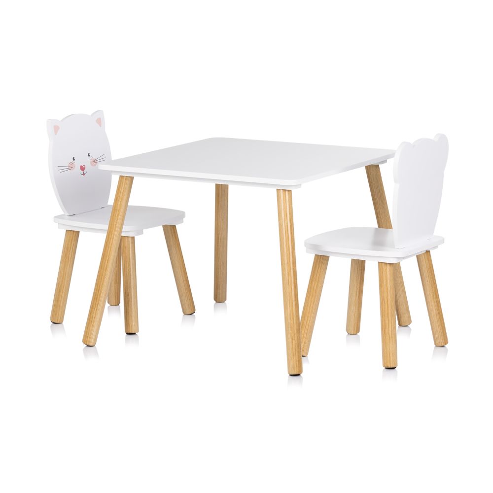 CHIPOLINO Juguete Juego de mesa con dos sillas MDF de Chipolino