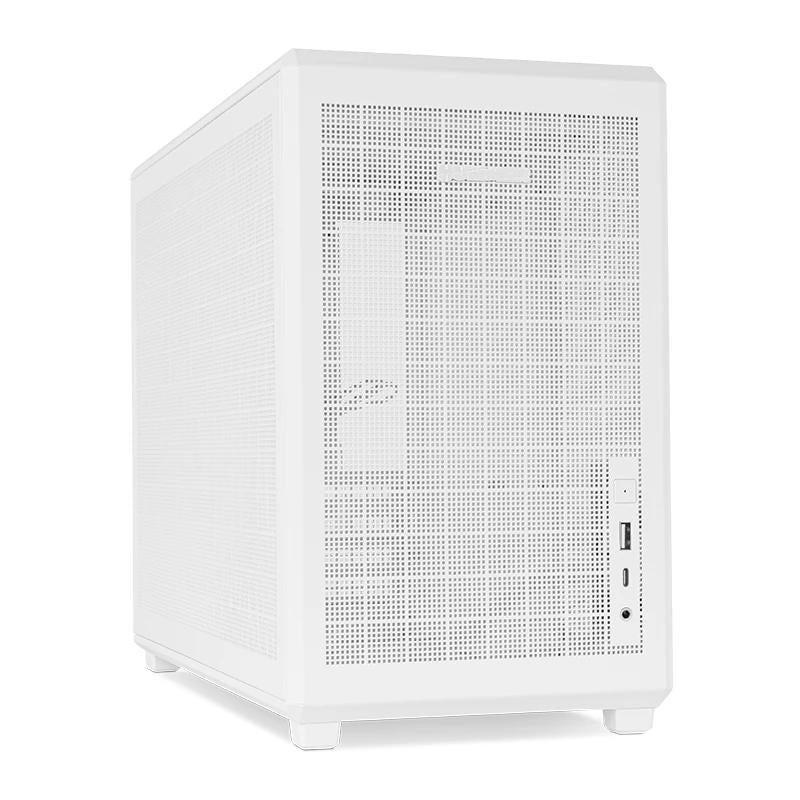 Torre PC Carcasa NOX Hummer Refresh Mini Torre M-ATX Blanca Total Mesh