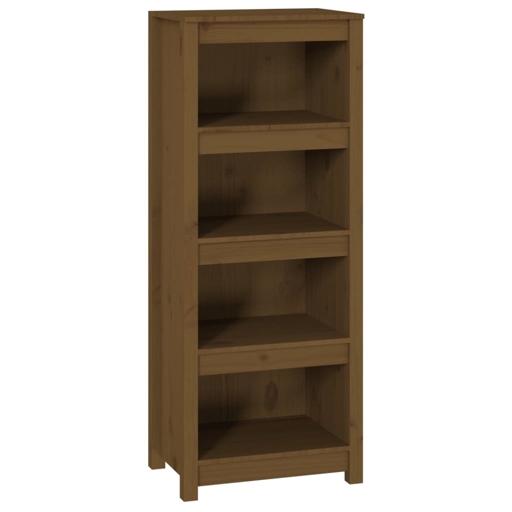 Estantería Vidaxl de Madera Maciza de Pino 50 X 35 X 125,5 Cm