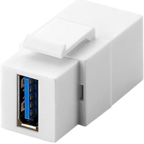 CABLEPELADO Keystone USB 3.0 A Hembra a A Hembra Blanco