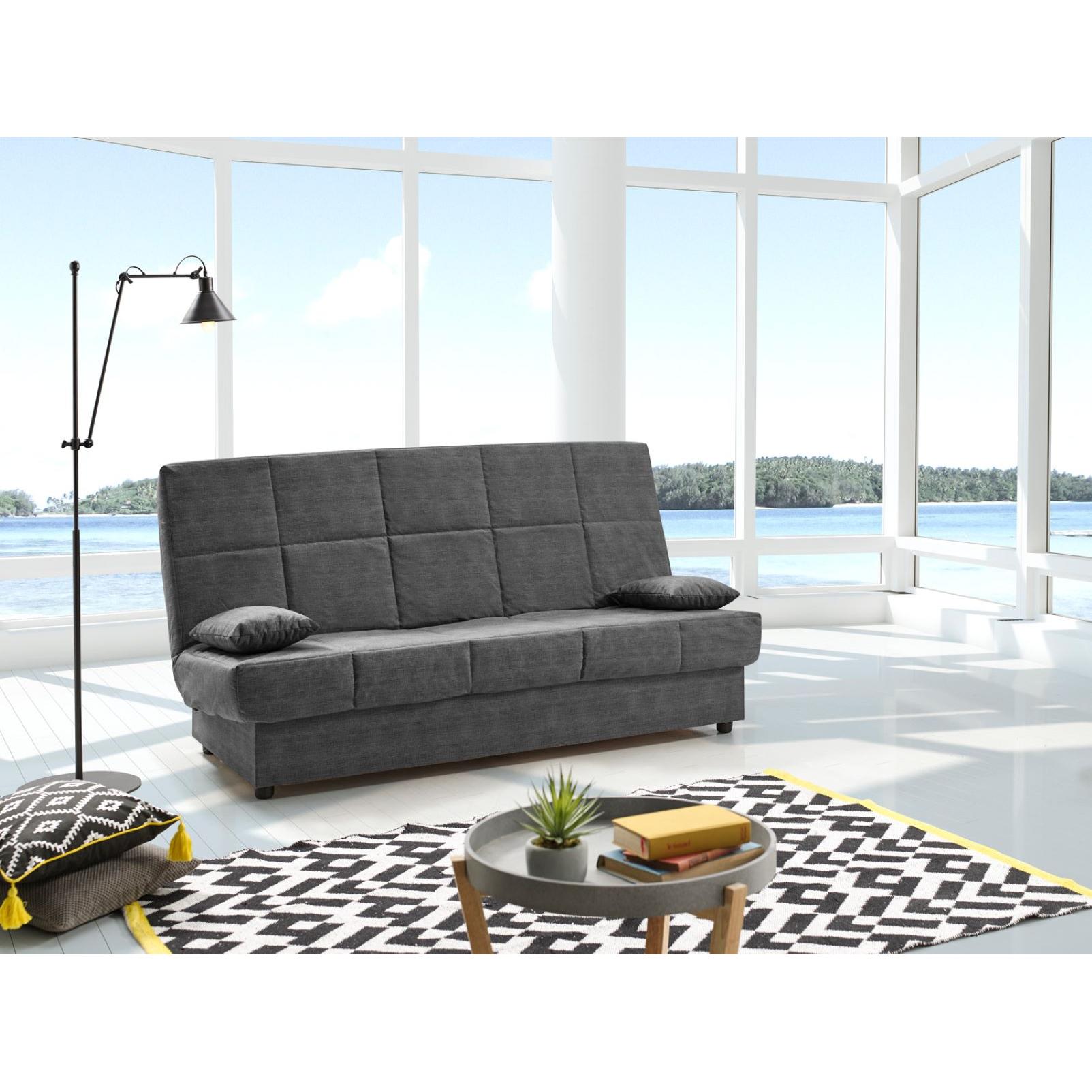Matris - Sofá Cama Clic Clac Julieta 3 Plazas Medida sofá: 184x75x31 cm. Medida Cama: 190x132x40 cm. Incluye 2 Cojines