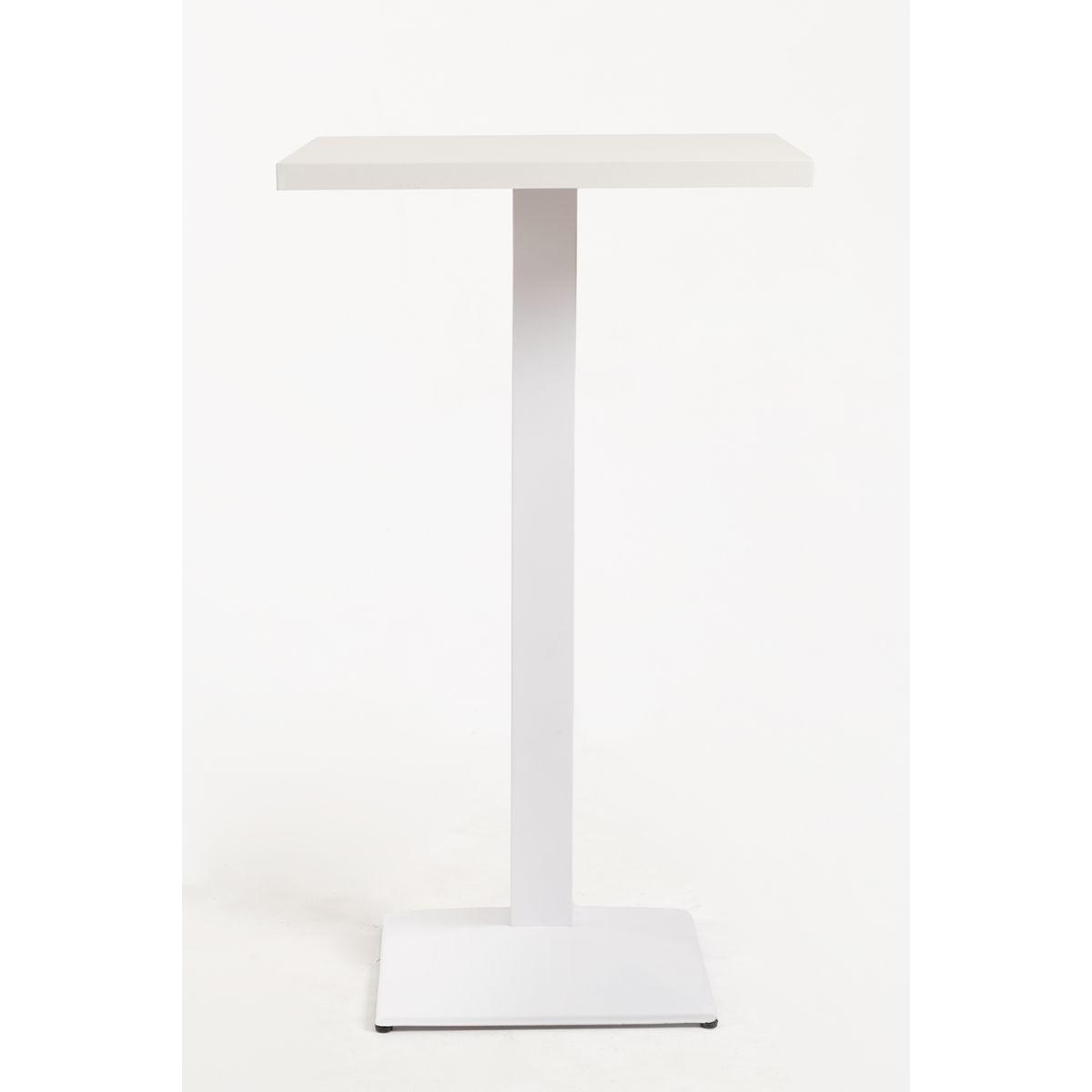 Regalos Miguel - Mesas - Mesa Kuat Alta Cuadrada 60cm - Blanco
