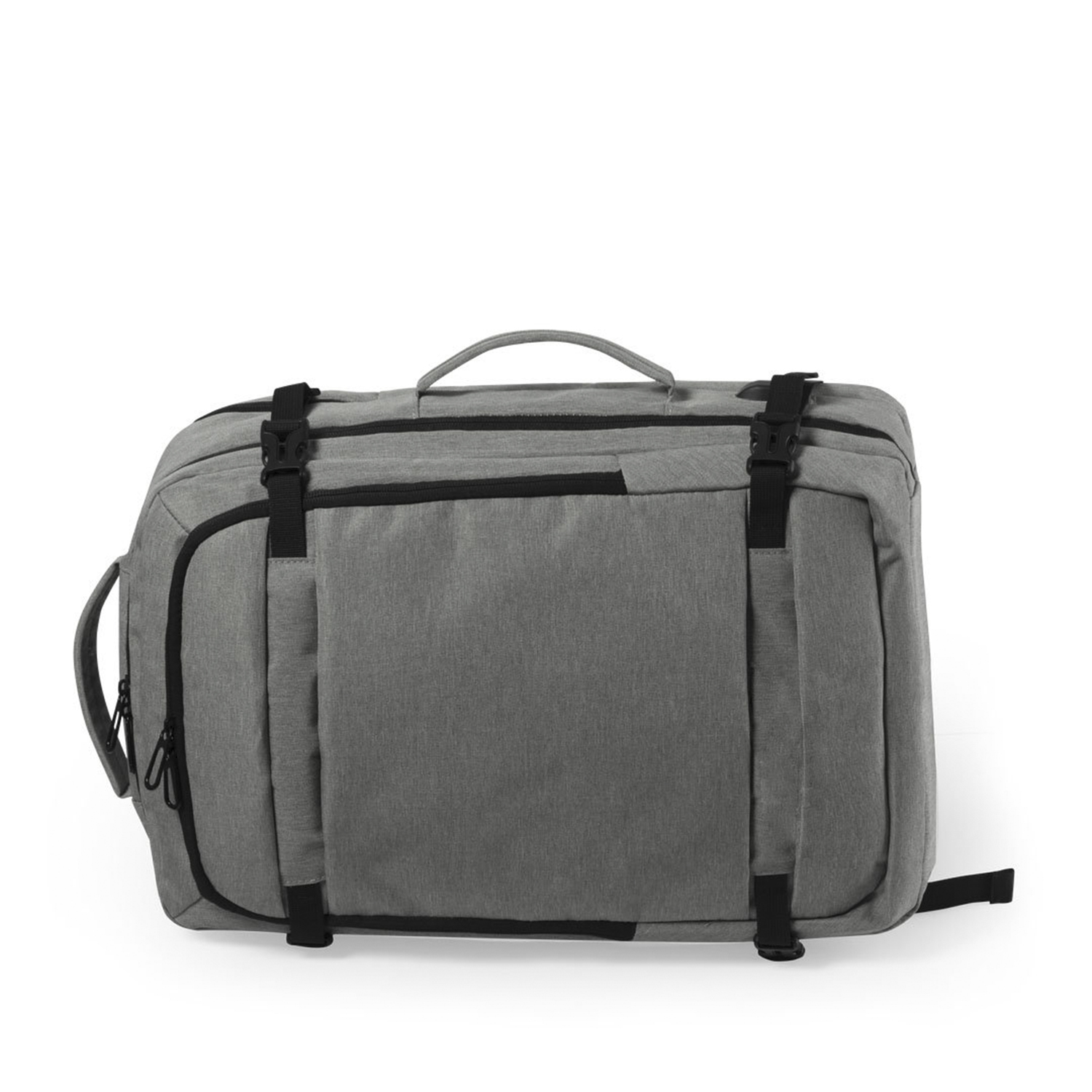 DAM Mochila Sulkan multi compartimento, porta Laptop 17". Toma USB externa. Adaptable a Trolley. 32x20x46 Cm. Color: Gris