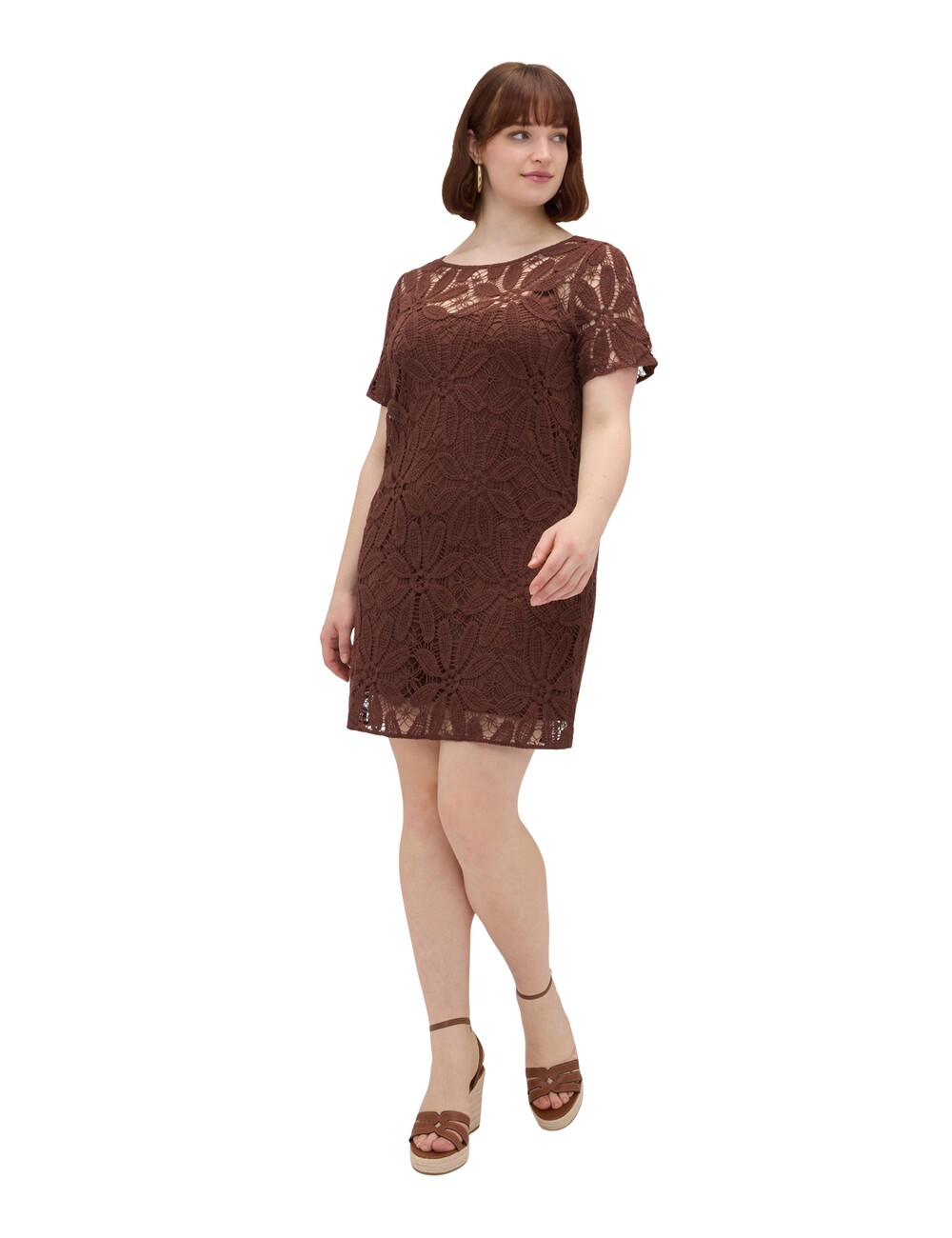 Fiorella Rubino - Vestido corto crochet