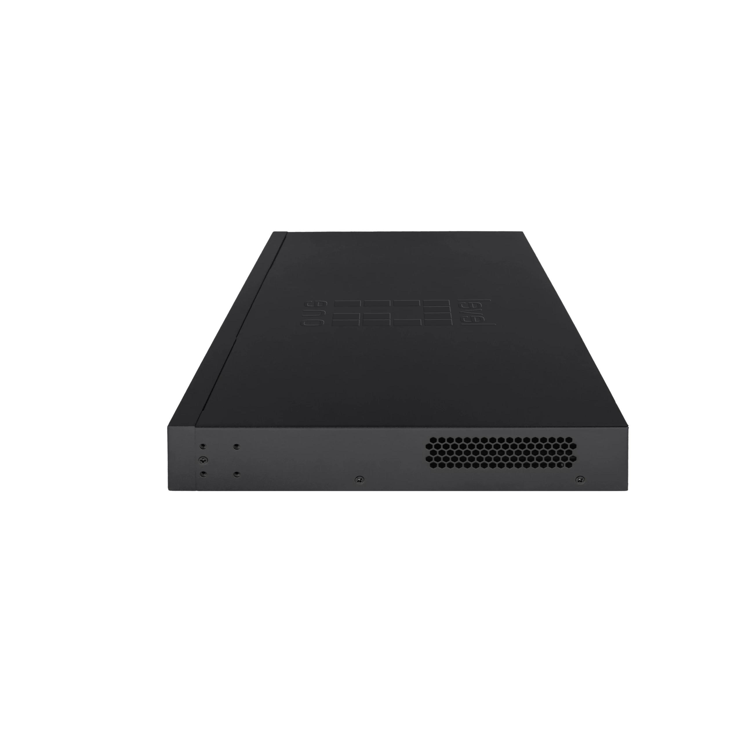 HUB Switch puertos 24 puertos PoE 10/100/1000 LEVELONE LO GES-2128P | +4 puertos SFP combo 10/100/1000, Negro