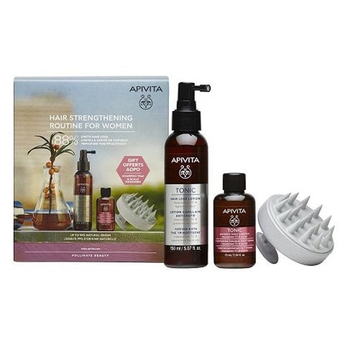 Apivita Locion Anticaida + Regalo Champu Tonificante Mujer + Cepillo