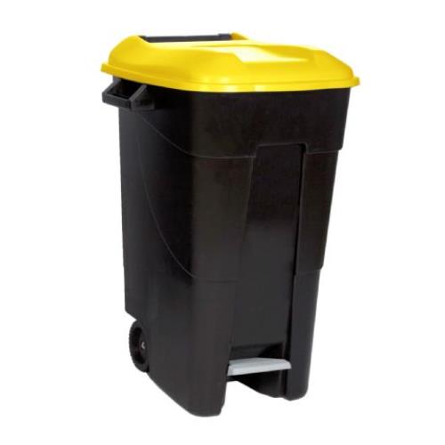 Contenedor de basura TAYG 120l. amarillo 423017