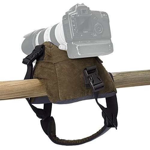 Stealth Gear-Fillable Camera Support Bag (2 Compartments, No Fill), Green Color
