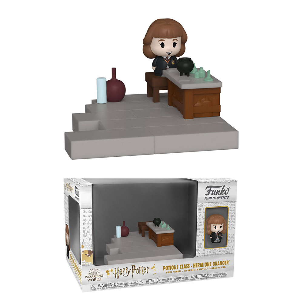 FUNKO MINI MOMENTS HARRY POTTER - HERMIONE GRANGER (CLASE DE POCIONES), 57364, TIENDA CON LICENCIA OFICIAL