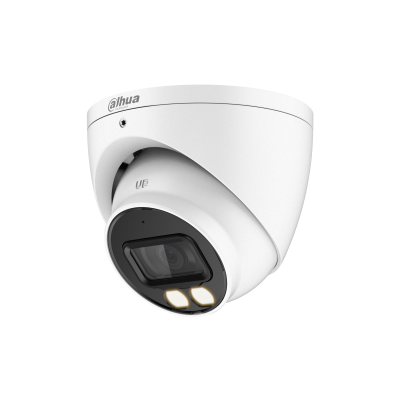 (DH-HAC-HDW1809TP-A-LED-0280B) DAHUA CÁMARA HÍBRIDA DOMO LITE FULL-COLOR 4K WDR CON AUDIO ÓPTICA FIJA 2.8MM