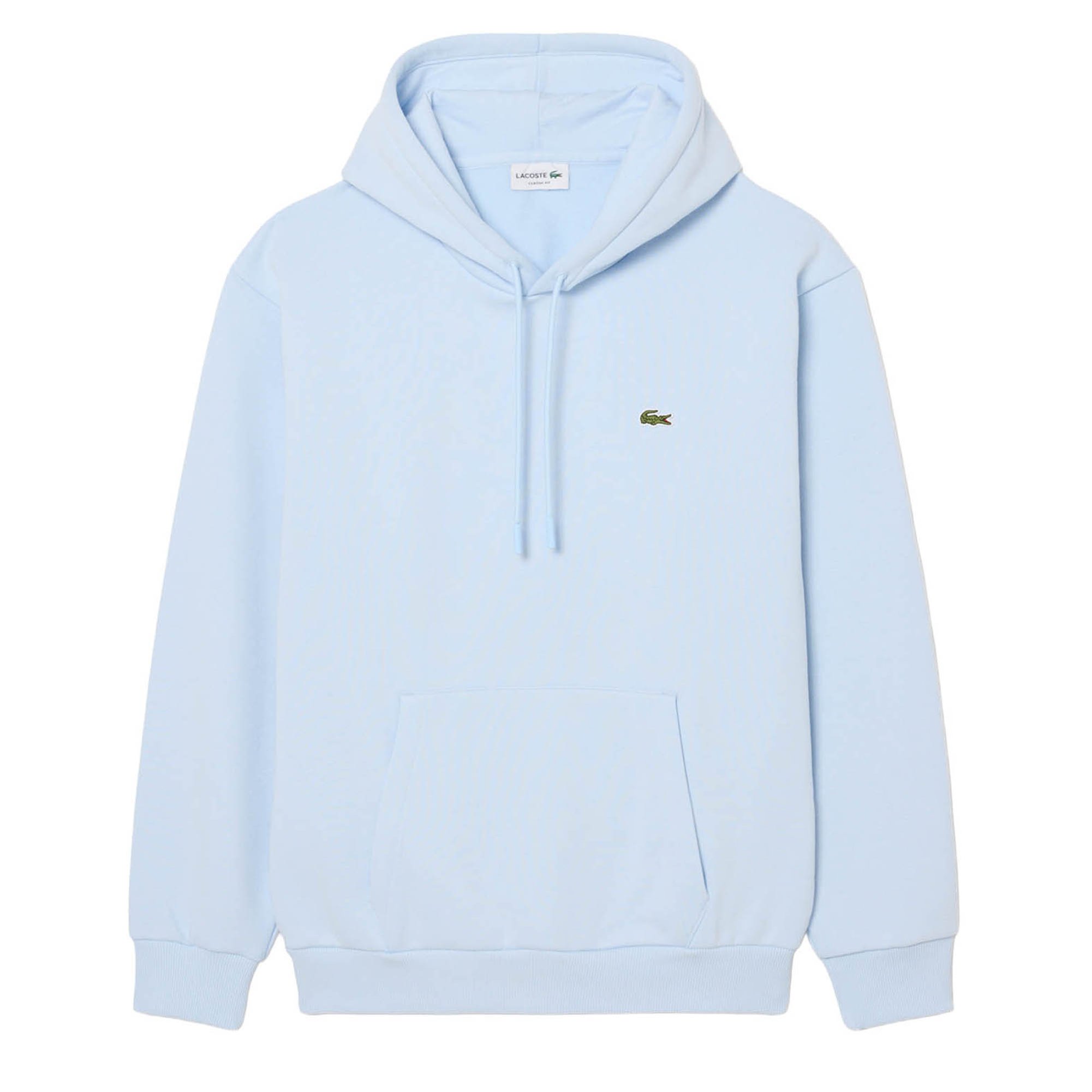 LACOSTE Sudadera con capucha para hombre - Sudadera de felpa, corte regular