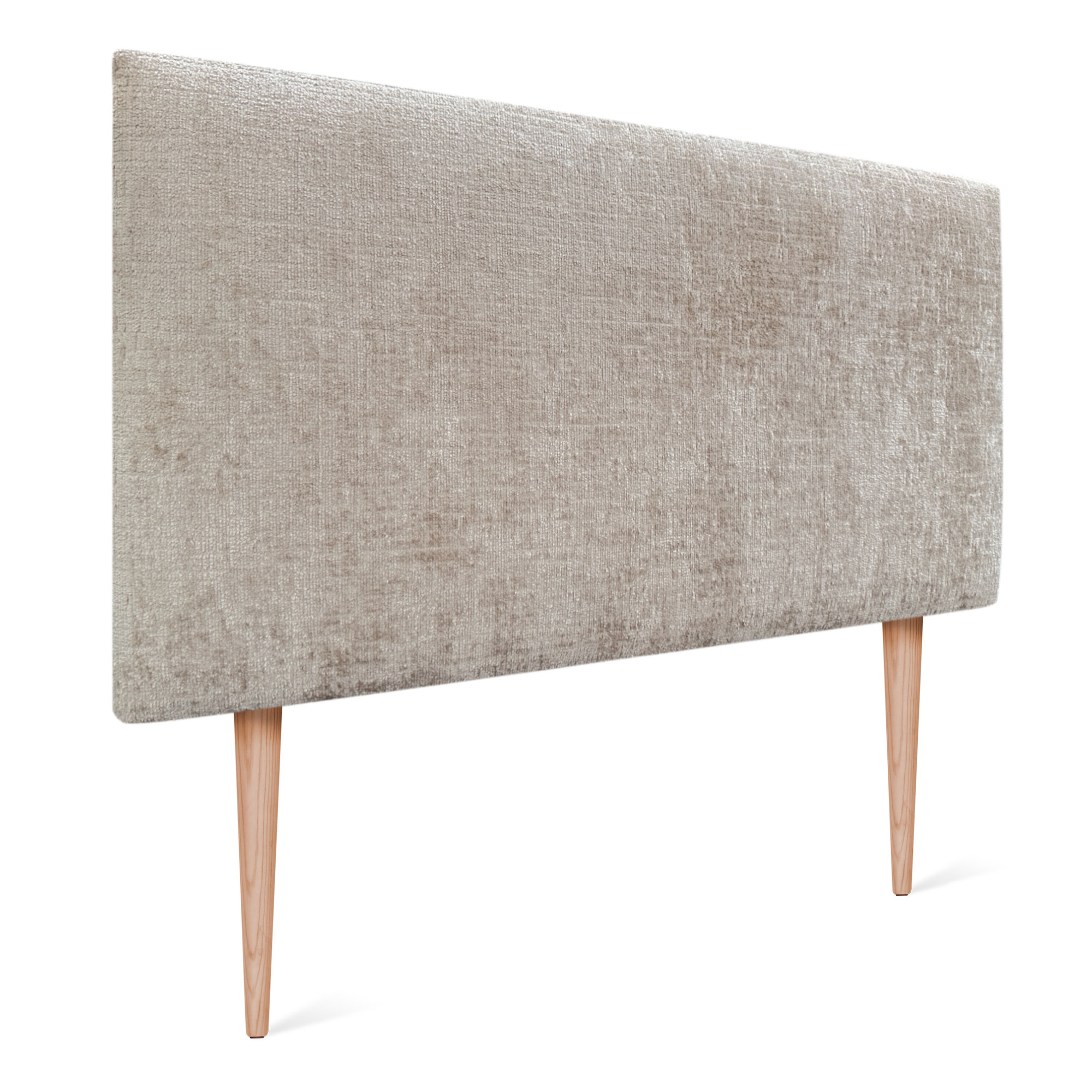 DHOME Cabecero en Lana Liso con Patas Alta Gama Moderno con 4cm Grosor