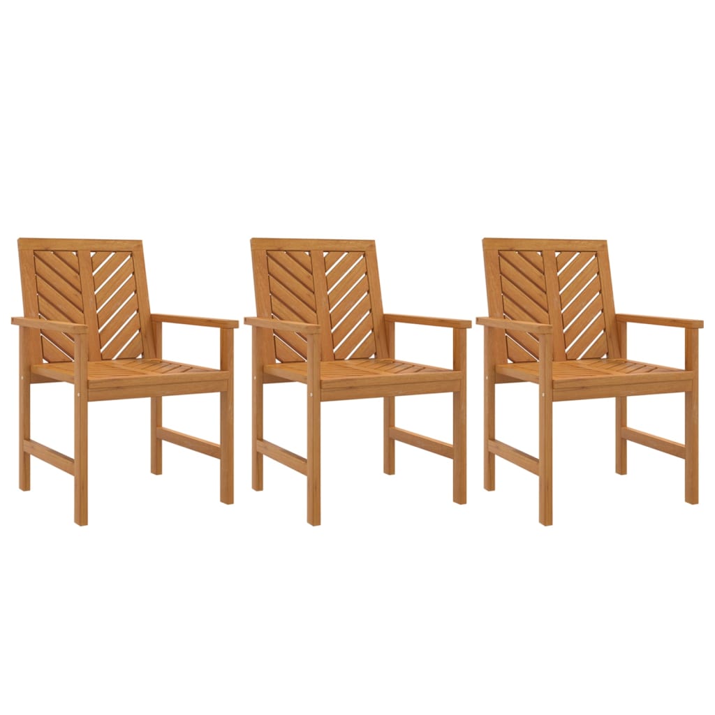 vidaXL Sillas de comedor de jardín madera maciza de acacia Set 2/3/4