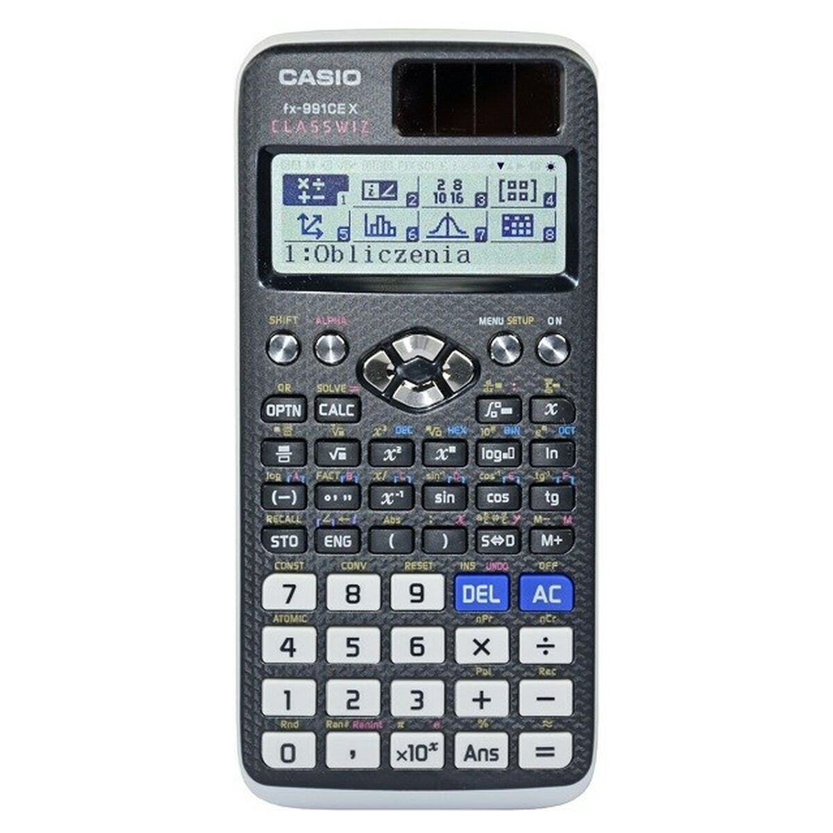 CASIO Calculadora Científica FX-991EX ClassWiz Negra Pantalla 12 Dígitos Menú en Polaco