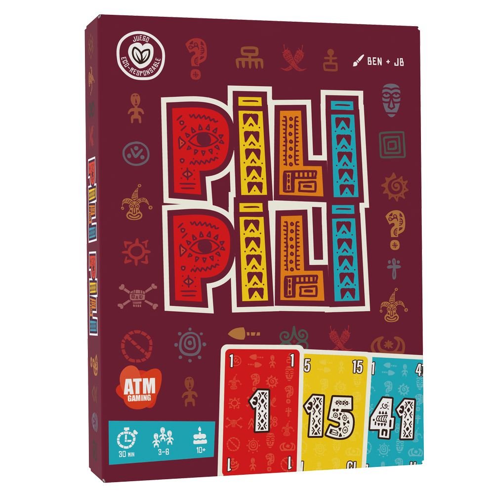 ASMODEE JUEGO DE MESA PILI-PILI PILI-PILI 2x14x10 Cms.