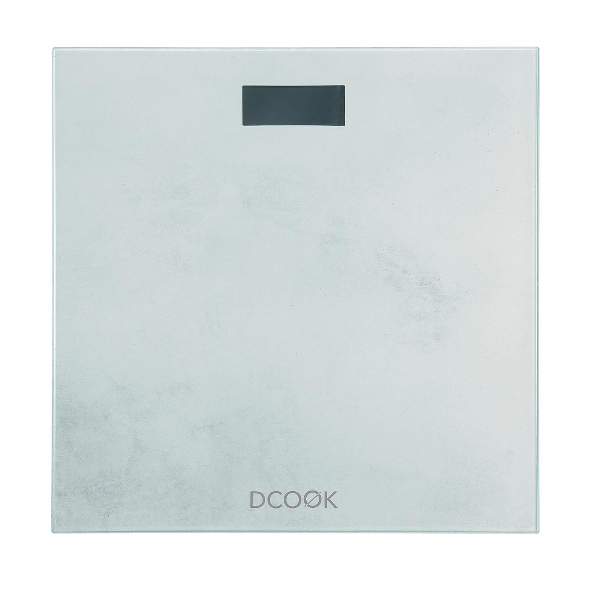 Dcook DCOOK GALLERY Báscula de Baño Vidrio Templado 180kg Indicador Batería Baja