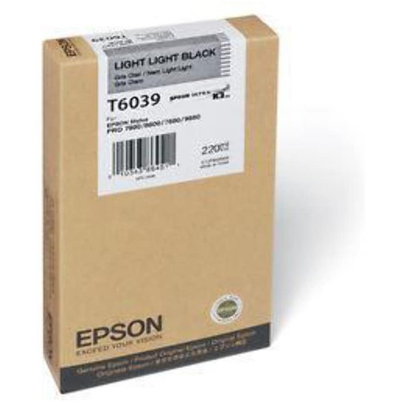 Cartucho Epson T6039 GREY CLARO STYLUS PRO 7800/7880/9800/9880