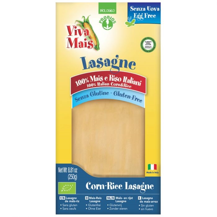 Lasaña de maíz y arroz Probios