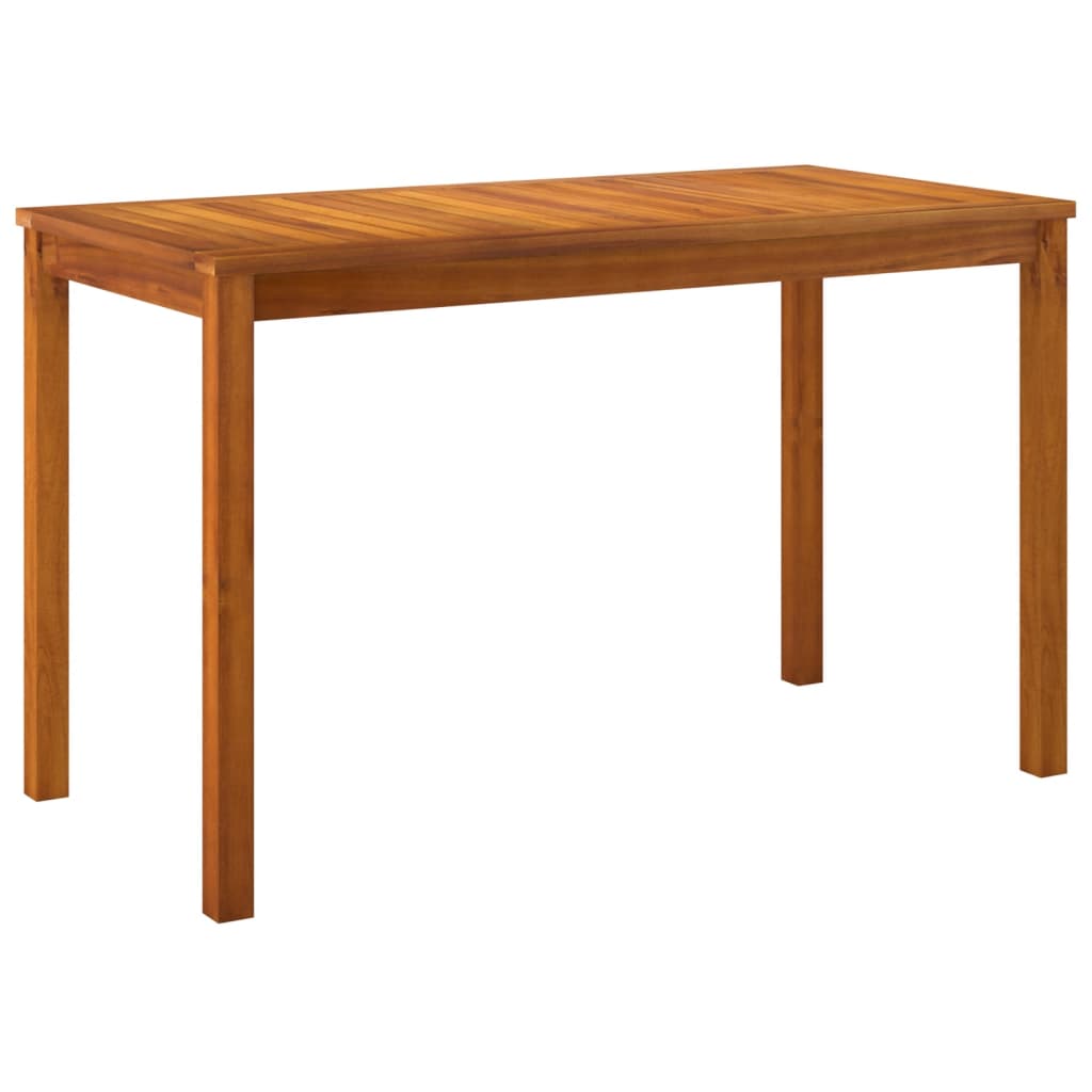 vidaXL Mesa de jardín madera maciza de acacia 110x55x67 cm
