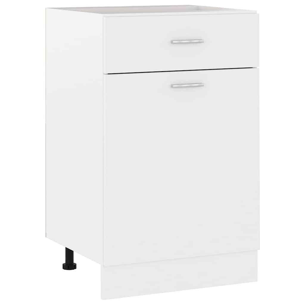 vidaXL Cajón inferior "Lyon" blanco 50x46x81,5 cm Madera de ingeniería