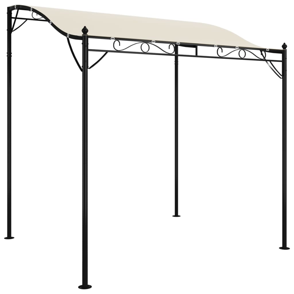 vidaXL Toldo acero y tela 2x2,3 m 180 g/m² cenador Color Crema,  Antracita,  Taupé y mas