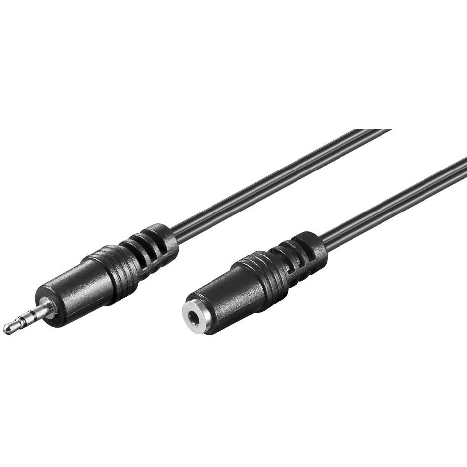 Cable de Audio Estéreo Goobay 2,5 Mm Macho a Hembra 2,5 Mm 2m