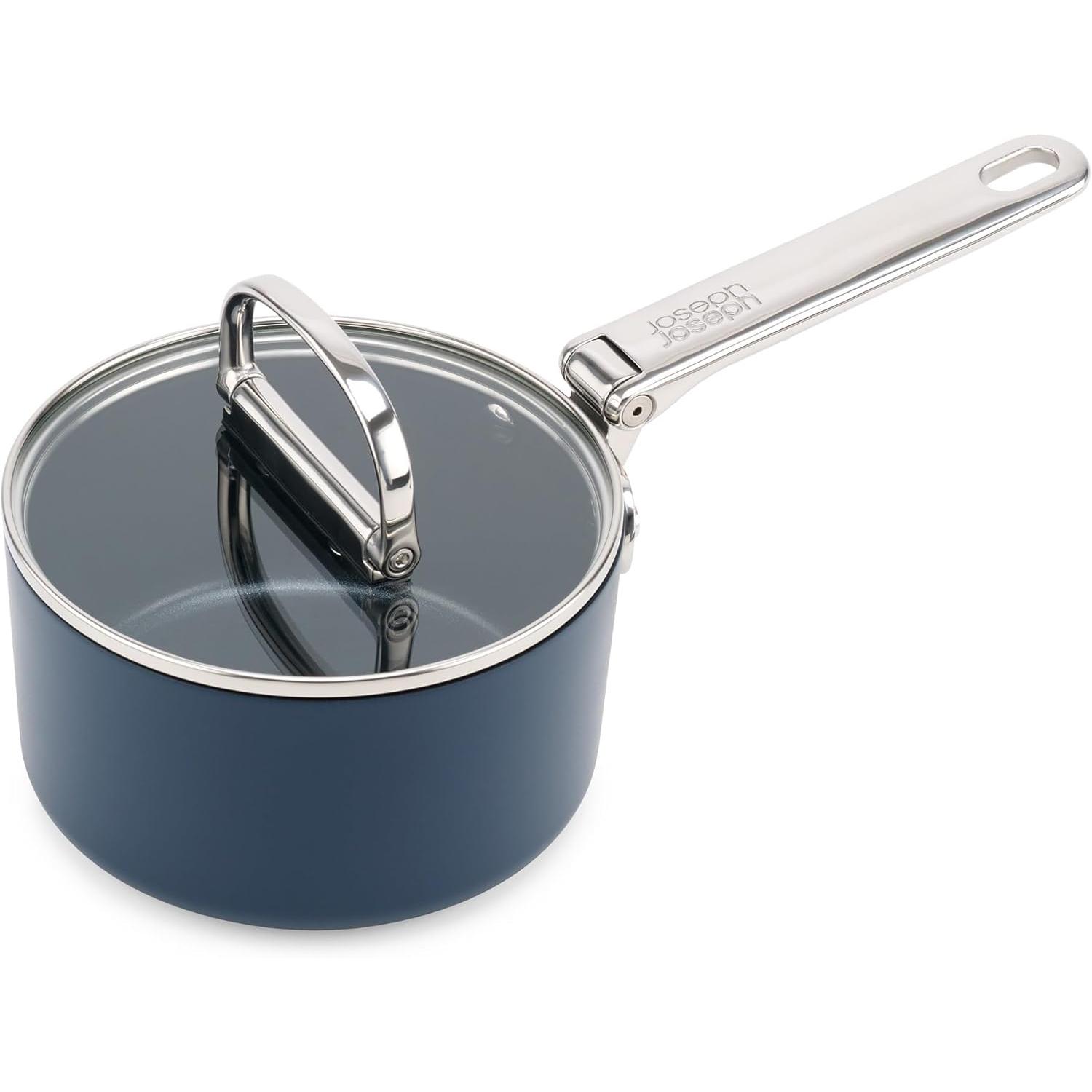 Sartén pequeña Joseph Joseph Space de 15 cm, antiadherente, mango plegable, apta para inducción