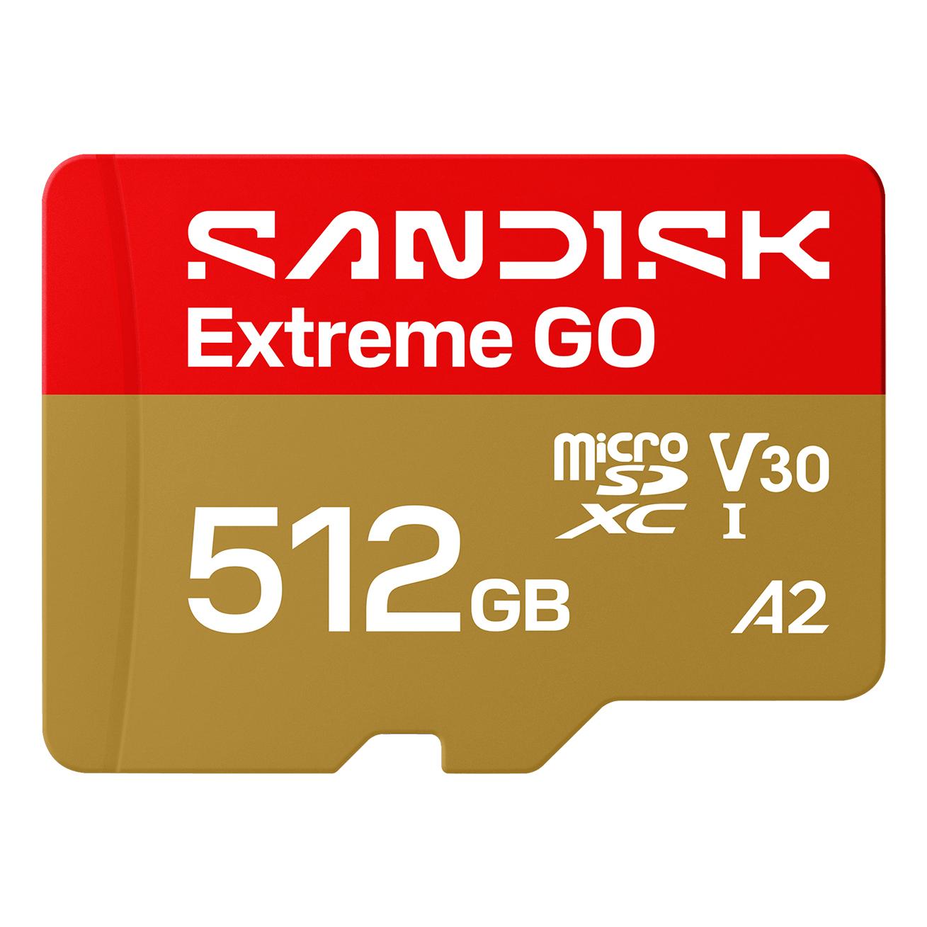 SanDisk Extreme GO 512 GB MicroSDXC UHS-I