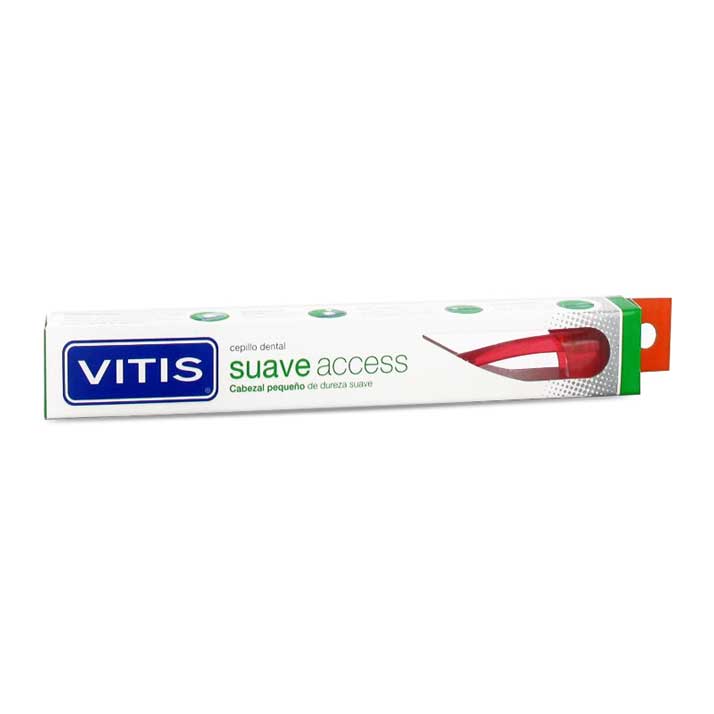 Vitis Cepillo Dental Adulto Suave Acceso Difícil
