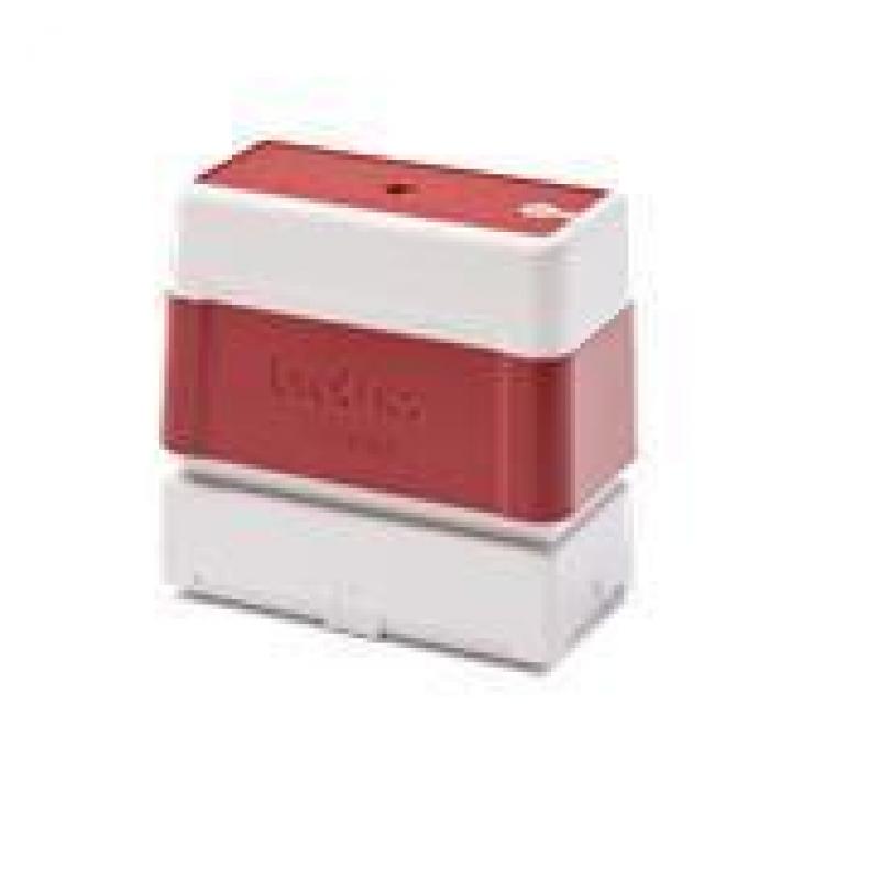 Sello rojo 22x60mm pack 6 brother