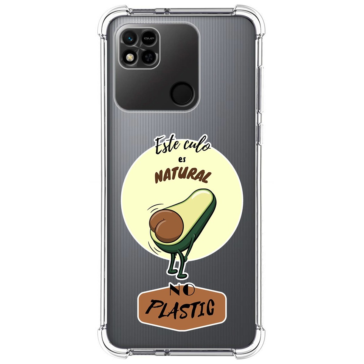 Funda Silicona Antigolpes para Xiaomi Redmi 10A diseño Culo Natural Dibujos