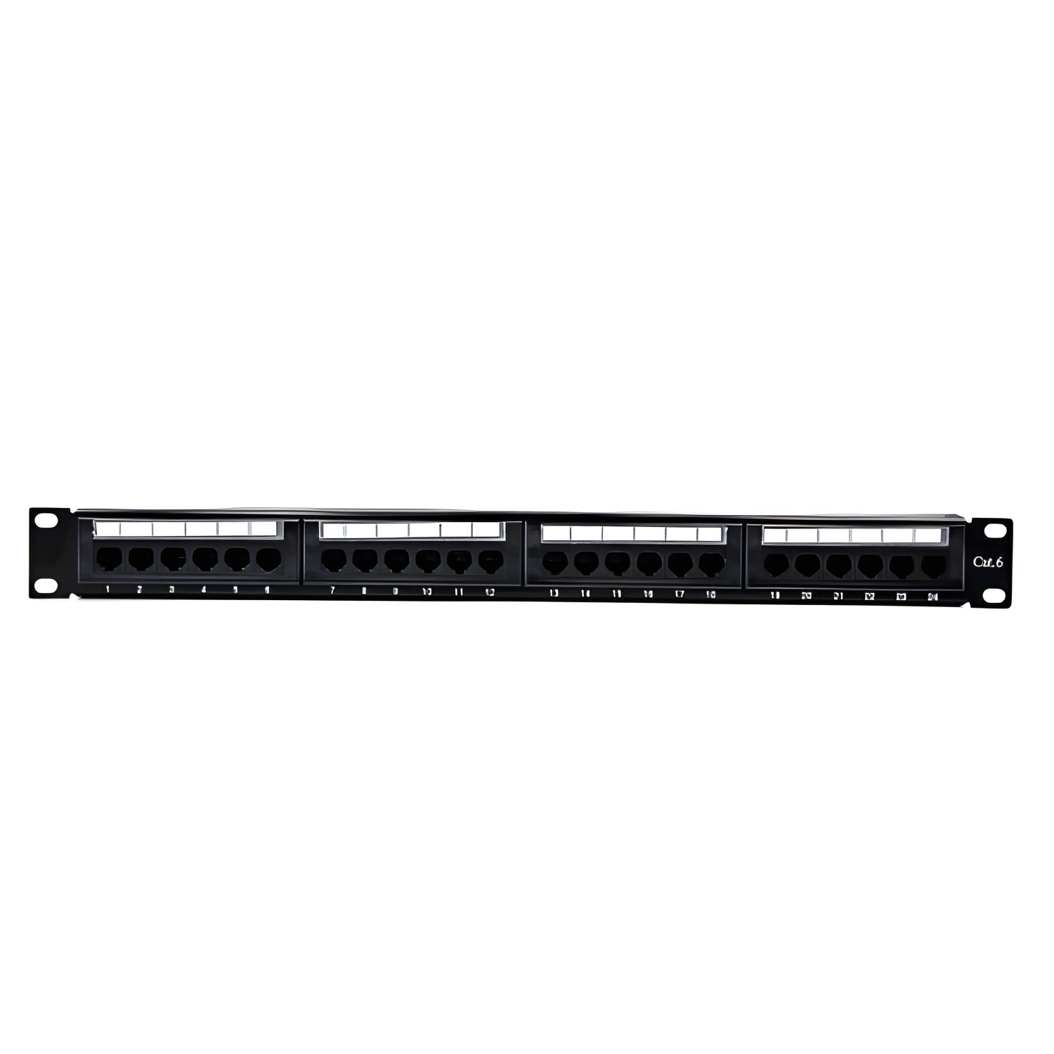 Phasak - panel de parcheo 19" cat.6 utp rj45 dual 1u