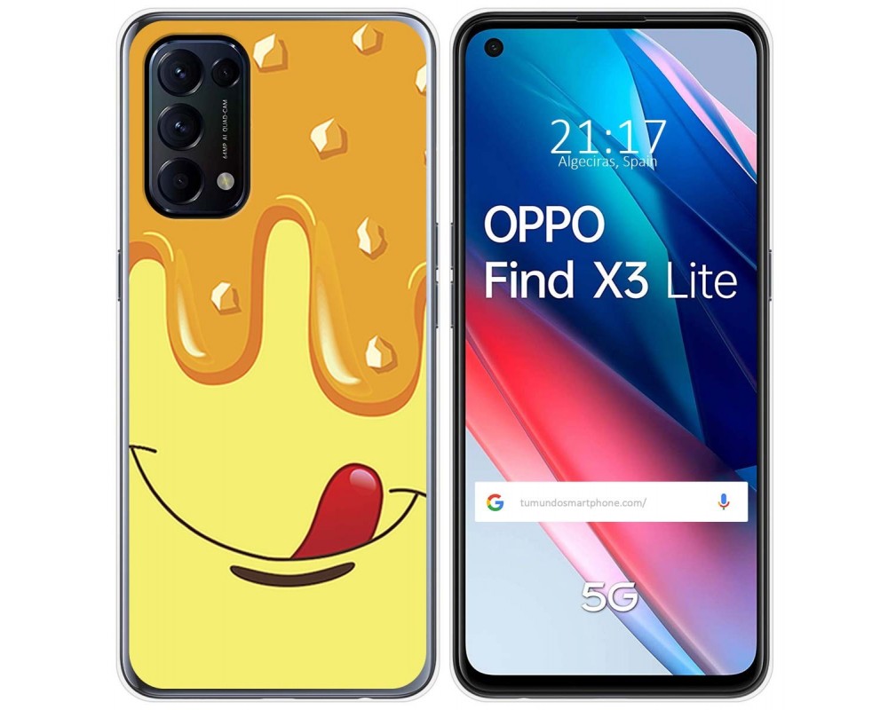 Oppo Find X5 Lite 5G Funda Gel Tpu Silicona Líquida Morada