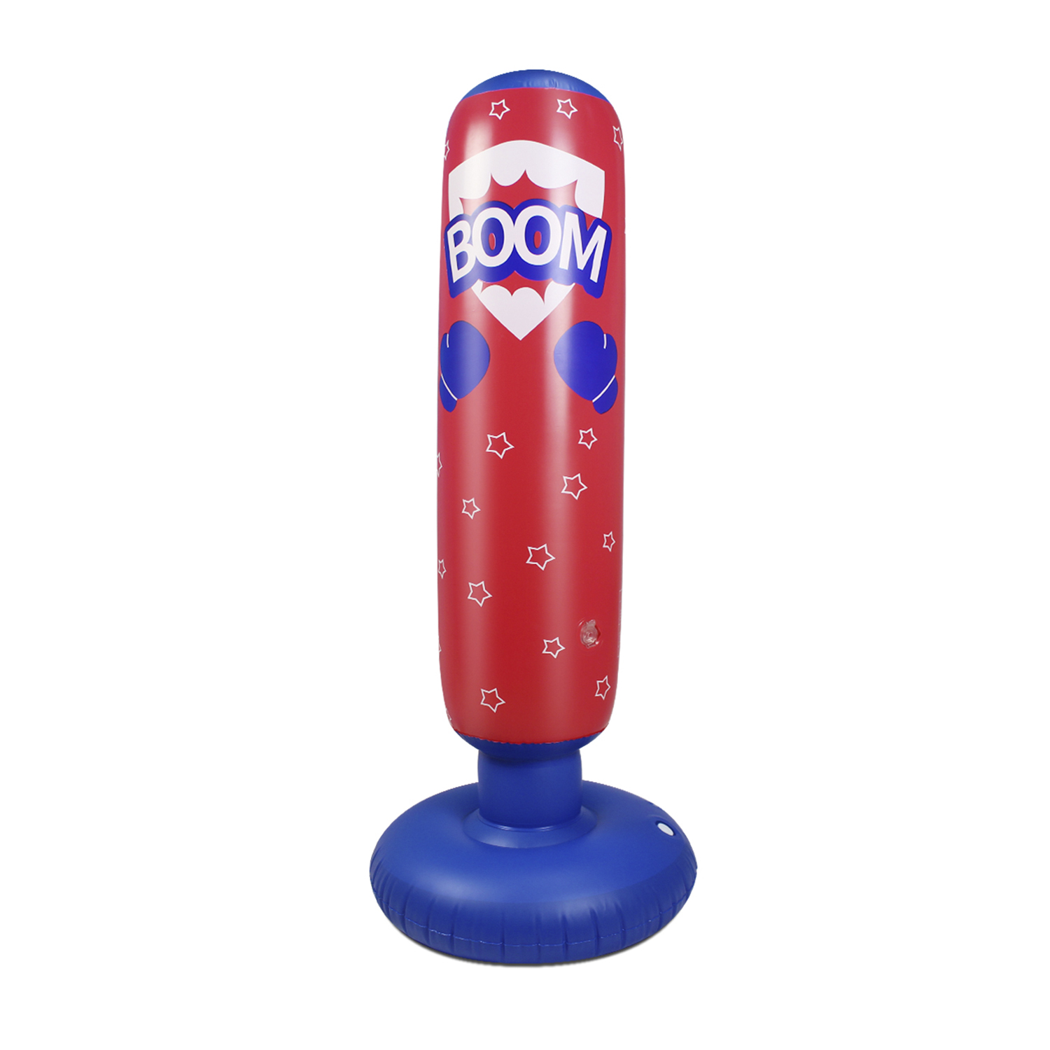 DAM. Punching ball hinchable, practica karate, boxeo. 125cm. 50x25x125 cm.