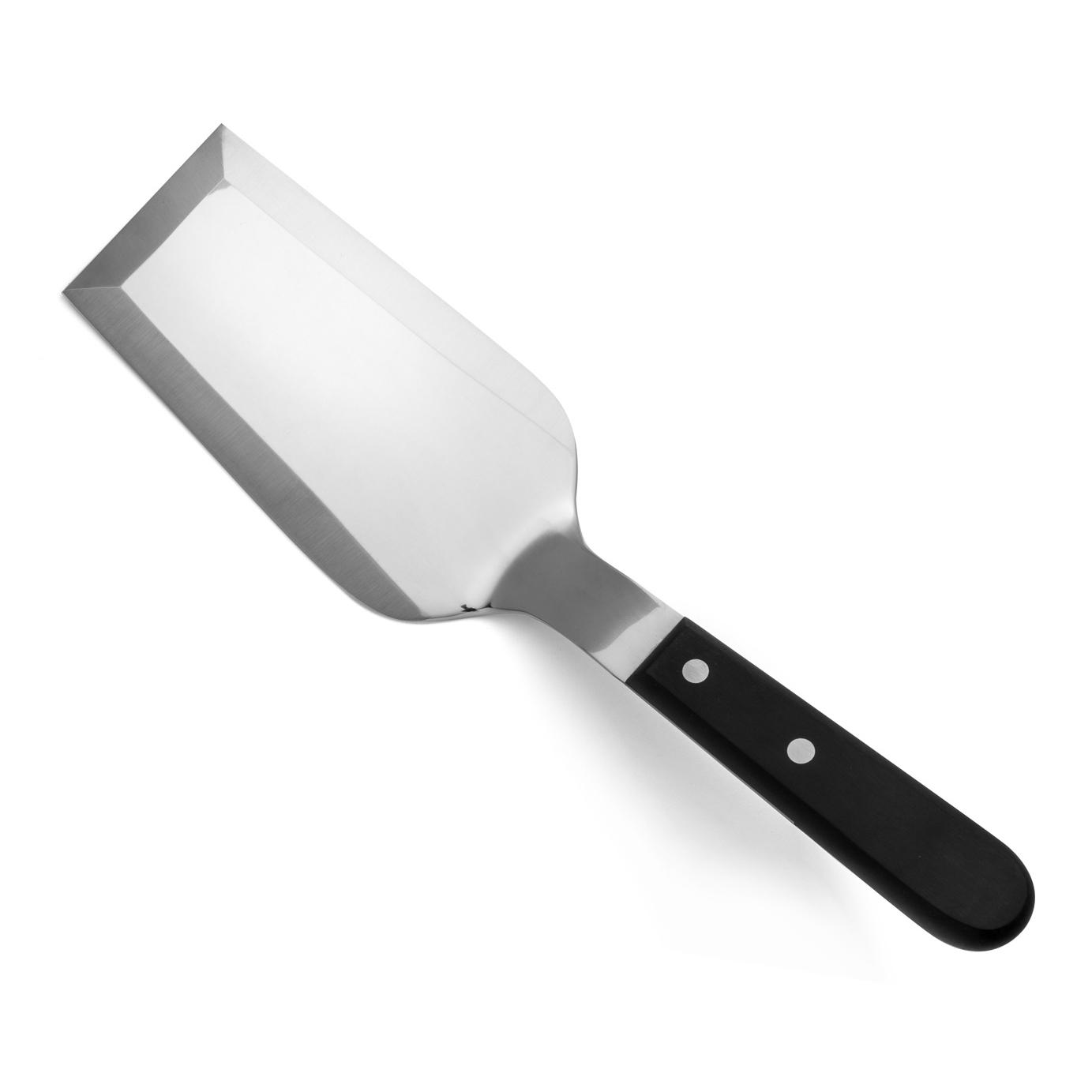 Arcos Serie Universal - Espátula de Cocina - Hoja de Acero Inoxidable NITRUM 160 mm - Mango de Polioximetileno (POM) Color Negro