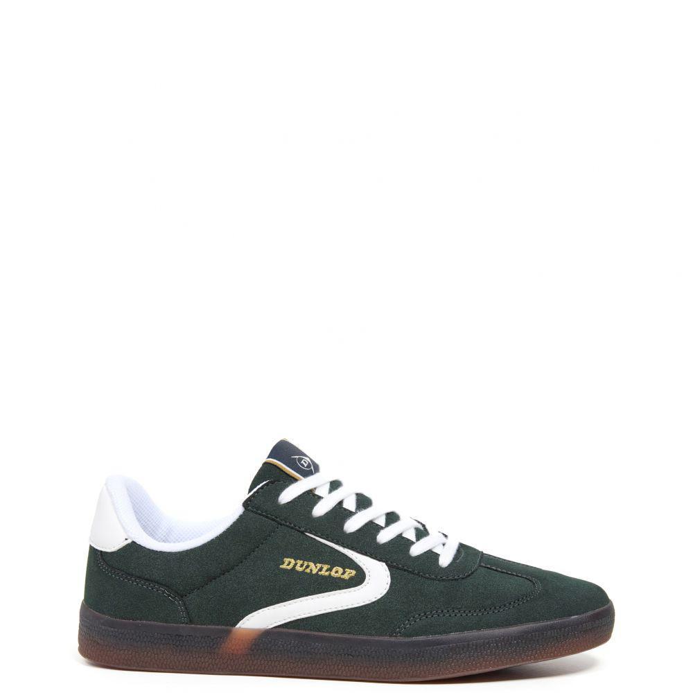 Dunlop 36054 Zapatillas para hombre verde oscuro en sintético con cordones 36054-727