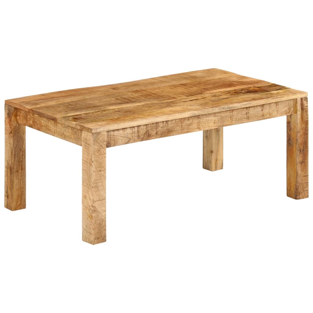 Mesa de Centro Vidaxl de Madera Maciza de Mango 60 X 60 X 35 Cm