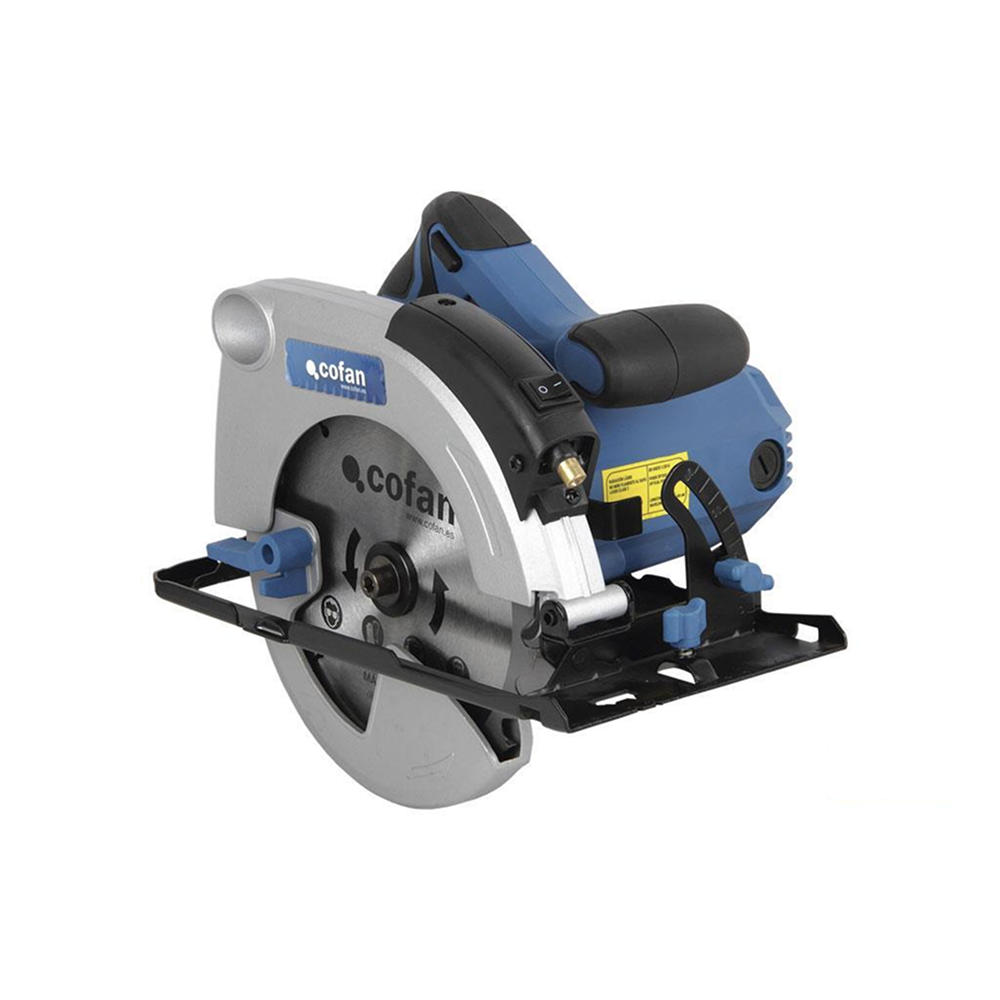 Sierra Circular 1500W Ø185mm | Guía Láser | Corte 64mm