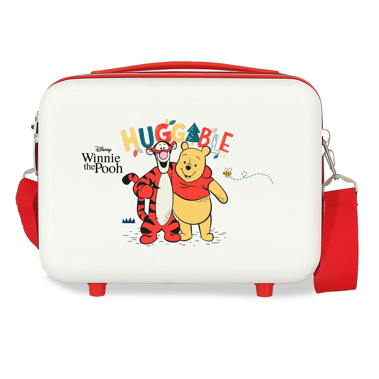 Neceser ABS Disney Winnie & Tiger con capacidad de 9L Blanco