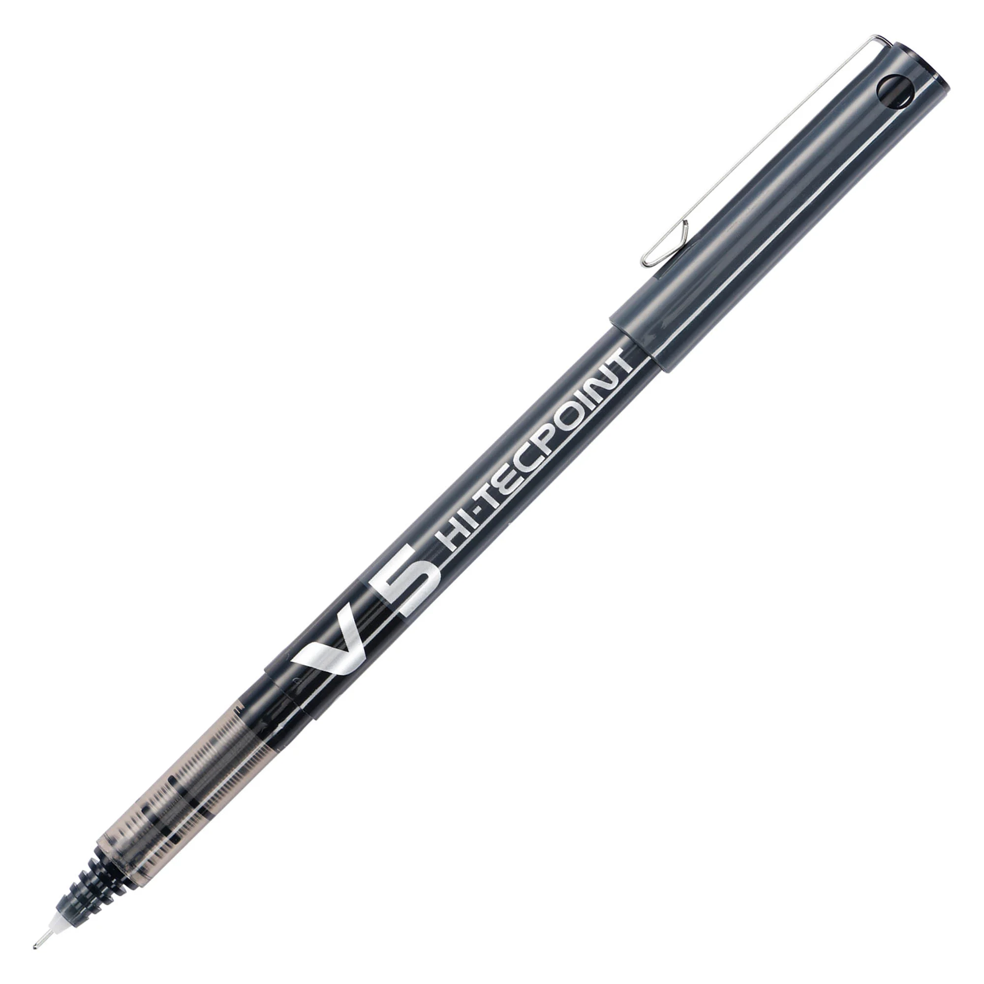 12 BOLIGRAFOS ROLLER PILOT V5 FINO 0,5 MM. BX-V5-B TINTA LIQUIDA ORIGINAL PUNTA AGUJA  AZUL, ROJO, NEGRO